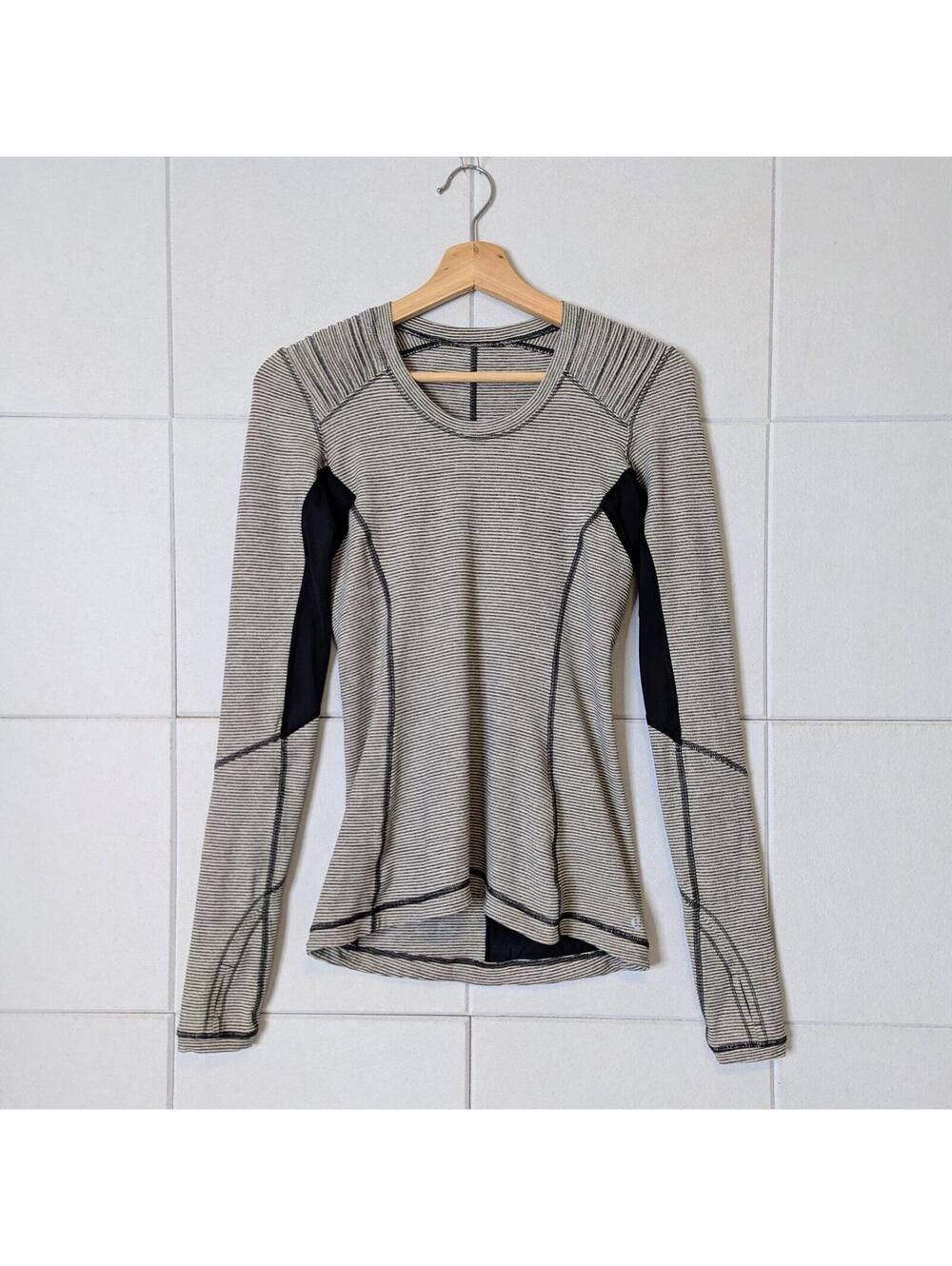 Lululemon Star Runner striped long sleeve top